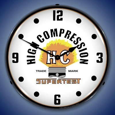 Collectable Sign & Clock | Supertest HC LED Wall Clock Retro/Vintage, Lighted 3 Collectable Sign & Clock | Supertest HC LED Wall Clock Retro/Vintage, Lighted