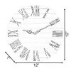 Quickway Imports Roman Numeral Style Modern Home Decor Wall Clock Unique Handle Design For Living Room, Kitchen, or Dining Room Wooden White 10 Quickway Imports Roman Numeral Style Modern Home Decor Wall Clock Unique Handle Design For Living Room, Kitchen, or Dining Room Wooden White -Clocks Shop unnamed file 2207