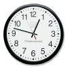 Charles Leonard, Inc. Charles Leonard Wall Clock 12" Plastic Black Frame/White Dial 76820 -Clocks Shop unnamed file 2241