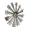 Kate & Laurel All Things Decor 31" x 31" Millbrook Windmill Distressed Metal Wall Clock Silver - Kate & Laurel All Things Decor -Clocks Shop unnamed file 2261