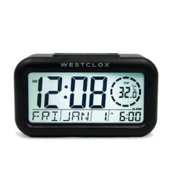 LCD Calendar Alarm Table Clock - Westclox