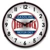 Collectable Sign & Clock | Deep Rock Gas LED Wall Clock Retro/Vintage, Lighted - Great For Garage, Bar, Mancave, Gym, Office etc 14 Inches -Clocks Shop unnamed file 2315