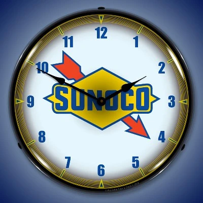 Collectable Sign & Clock | Sunoco LED Wall Clock Retro/Vintage, Lighted 3 Collectable Sign & Clock | Sunoco LED Wall Clock Retro/Vintage, Lighted