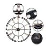 Infinity Instruments 14692 Lightweight 39 Inch Oversized XXL Metal Indoor Home Room or Office Antique Wall Mounted Clock with Quartz Mechanism, Bronze -Clocks Shop unnamed file 236