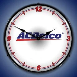 Collectable Sign & Clock | ACDelco WT LED Wall Clock Retro/Vintage, Lighted