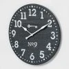 26" Farmhouse Wall Clock Blue - Threshold™ 2 26" Farmhouse Wall Clock Blue - Threshold™ -Clocks Shop unnamed file 246