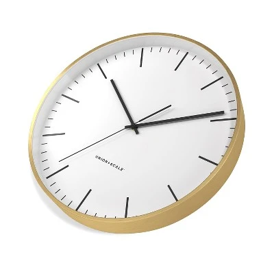 Union & Scale MidMod Wall Clock Aluminum 12 (UN57809) 4 Union & Scale MidMod Wall Clock Aluminum 12 (UN57809) - Image 2
