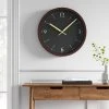 20" Walnut Woodgrain Wall Clock Black - Project 62™ 1 20" Walnut Woodgrain Wall Clock Black - Project 62™ -Clocks Shop unnamed file 254
