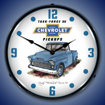 Collectable Sign & Clock | 1955 Chevrolet Truck LED Wall Clock Retro/Vintage, Lighted 3 Collectable Sign & Clock | 1955 Chevrolet Truck LED Wall Clock Retro/Vintage, Lighted