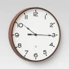 16" Thin Frame Wall Clock Red/Brown - Threshold™ 5 16" Thin Frame Wall Clock Red/Brown - Threshold™ -Clocks Shop unnamed file 257