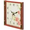 Quickway Imports Unique Modern Square Shaped Wall Clock With Floral Design for Living Room, Kitchen, or Dining Room -Clocks Shop unnamed file 2607