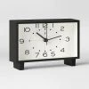 6" Rectangle Mantel Clock Black - Threshold™ -Clocks Shop unnamed file 267