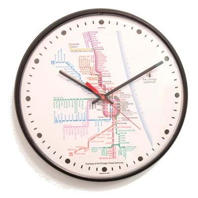 The Chicago Lighthouse Chicago Lighthouse Decorative Wall Clocks City Map 6 The Chicago Lighthouse Chicago Lighthouse Decorative Wall Clocks City Map - Image 4