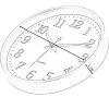 Quickway Imports Classic Home Decor Wall Clock For Living Room, Kitchen, or Dining Room, Plastic White -Clocks Shop unnamed file 2816