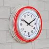 Hastings Home 14" Round Neon Wall Clock – Red -Clocks Shop unnamed file 2825