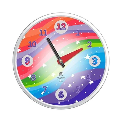 The Chicago Lighthouse Chicago Lighthouse Children's Wall Clock Decorative Wall Clocks Stars 2 Slimline 6 The Chicago Lighthouse Chicago Lighthouse Children's Wall Clock Decorative Wall Clocks Stars 2 Slimline - Image 4