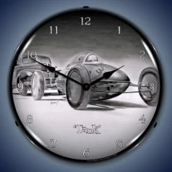 Collectable Sign & Clock | Tank LED Wall Clock Retro/Vintage, Lighted