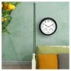 13.5" Metal Outdoor / Indoor Wall Clock with Thermometer and Humidity - Acurite Black -Clocks Shop unnamed file 2933