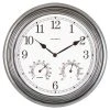 13.5" Metal Outdoor / Indoor Wall Clock with Thermometer and Humidity - Acurite Black -Clocks Shop unnamed file 2935