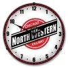 Collectable Sign & Clock | Chicago North Western Railroad LED Wall Clock Retro/Vintage, Lighted - Great For Garage, Bar, Mancave, Gym, Office etc 14 Inches -Clocks Shop unnamed file 2969