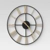 20" Decorative Wall Clock Gold/Black - Threshold™ -Clocks Shop unnamed file 300