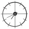 Kate & Laurel All Things Decor 26" x 26" Isaac Metal Wall Clock Black - Kate & Laurel All Things Decor -Clocks Shop unnamed file 3003