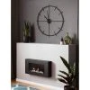 Kate & Laurel All Things Decor 26" x 26" Isaac Metal Wall Clock Black - Kate & Laurel All Things Decor -Clocks Shop unnamed file 3007