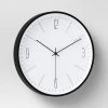 19" Plastic Wall Clock White/Black - Project 62™ 5 19" Plastic Wall Clock White/Black - Project 62™ -Clocks Shop unnamed file 315