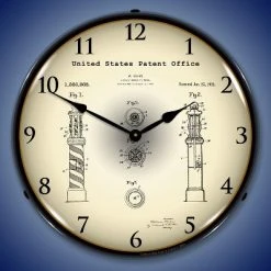 Collectable Sign & Clock | Kavan Rotary Barber Pole1920 Patent LED Wall Clock Retro/Vintage, Lighted