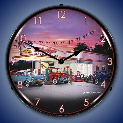 Collectable Sign & Clock | Wallys LED Wall Clock Retro/Vintage, Lighted 3 Collectable Sign & Clock | Wallys LED Wall Clock Retro/Vintage, Lighted