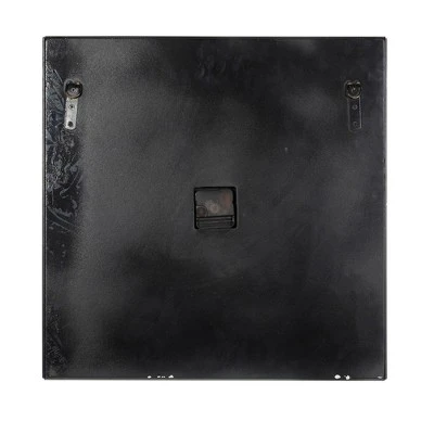 Olivia & May Square Framed Wood and Glass Wall Clock - Olivia & May 9 Olivia & May Square Framed Wood and Glass Wall Clock - Olivia & May - Image 7