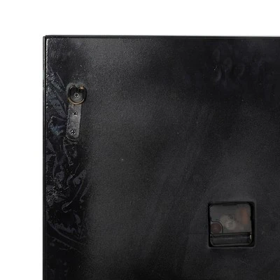 Olivia & May Square Framed Wood and Glass Wall Clock - Olivia & May 10 Olivia & May Square Framed Wood and Glass Wall Clock - Olivia & May - Image 8