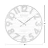 18" Sawyer Shiplap Wall Clock Distress White/Gray - FirsTime -Clocks Shop unnamed file 320