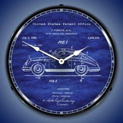 Collectable Sign & Clock | 356 Patent LED Wall Clock Retro/Vintage, Lighted