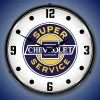 Collectable Sign & Clock | Chevrolet Super Service LED Wall Clock Retro/Vintage, Lighted -Clocks Shop unnamed file 3254