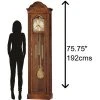 Howard Miller 610519 Howard Miller Ashley Floor Clock 610519 Yorkshire Oak -Clocks Shop unnamed file 3277