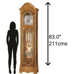 Howard Miller 611019 Howard Miller Bronson Floor Clock 611019 Golden Oak