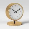 5" Mantel Table Clock Stand Brass - Threshold™ -Clocks Shop unnamed file 3301