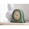 9.5" x 8.5" Metal Mantel Clock Aqua - 3R Studios -Clocks Shop unnamed file 3305