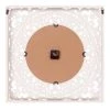 24" Distressed Ornate Wood Carved Wall Clock White - Patton Wall Decor -Clocks Shop unnamed file 331