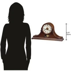Howard Miller 635144 Howard Miller Andrea Mantel Clock 635144 Americana Cherry