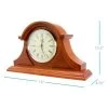 Bedford Clocks Bedford Clock Collection Mahogany Cherry Mantel Clock with Chimes -Clocks Shop unnamed file 3373