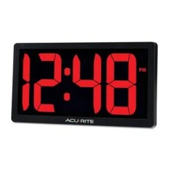 Clocks Shop 33 10" Digital Led Clock - AcuRite Red