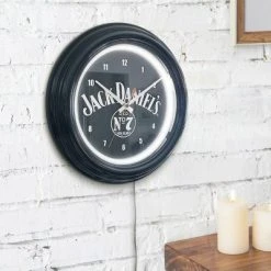 Jack Daniel's LED Old No. 7 Decorative Accent Clock - Jack Daniel's
