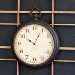 Park Hill Collection Pocket Watch Wall Clock