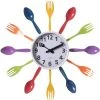Quickway Imports Decorative 3D Cutlery Utensil Spoon and Fork Wall Clock for Kitchen, Playroom or Bedroom -Clocks Shop unnamed file 3435