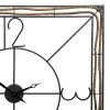 Gray Metal & Jute Wall Clock - Foreside Home & Garden -Clocks Shop unnamed file 3442