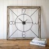 Gray Metal & Jute Wall Clock - Foreside Home & Garden 14 Gray Metal & Jute Wall Clock - Foreside Home & Garden -Clocks Shop unnamed file 3447