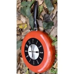 Clocks Shop 15 Frying Pan Clock Red - Creative Motion Industries