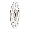 36" Round Distressed Wood Slat Clock White - 3R Studios -Clocks Shop unnamed file 3453
